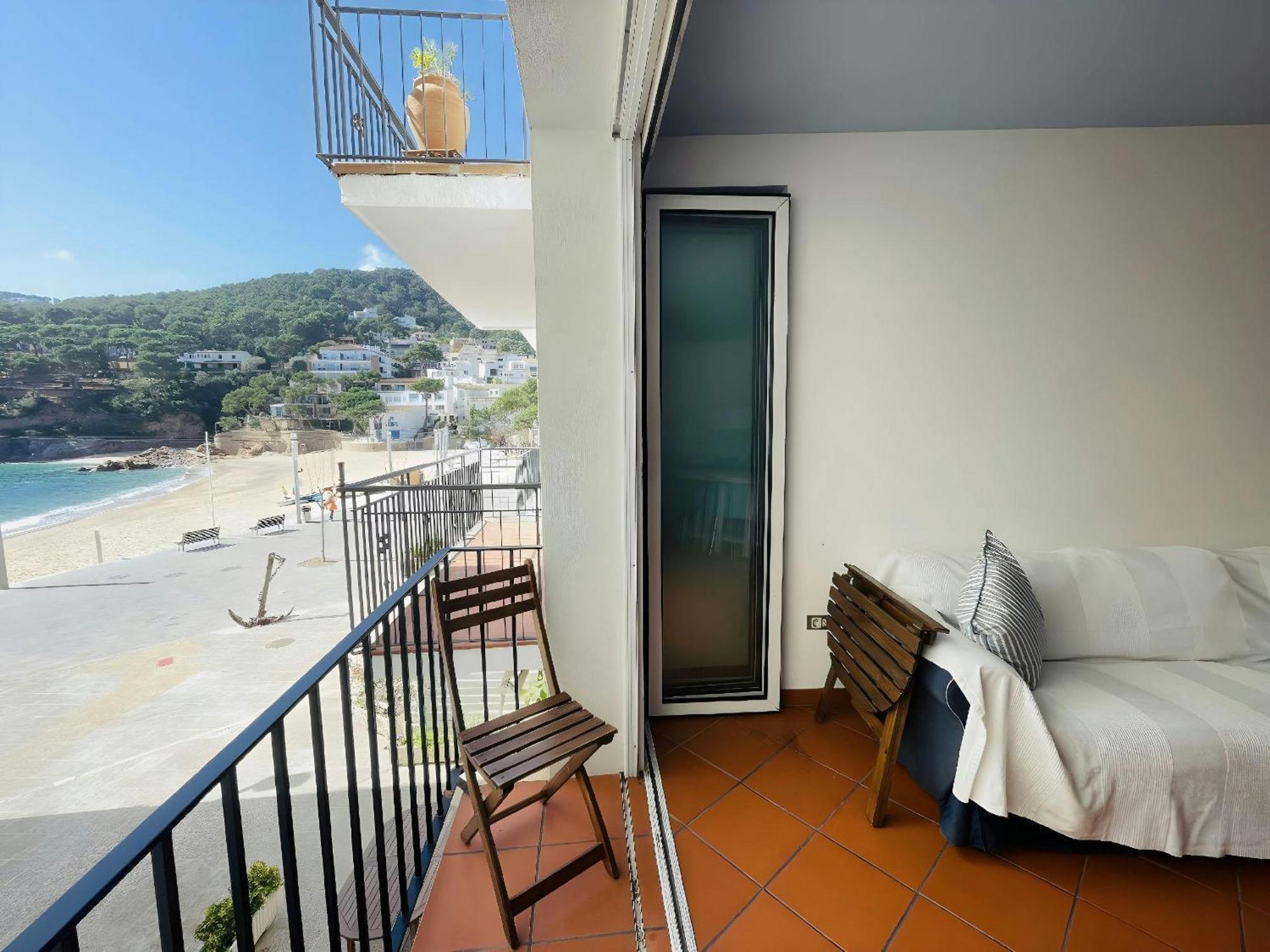 Tamariu Beach 1: Beachfront Wifi Up To 6 Ppl Exterior foto